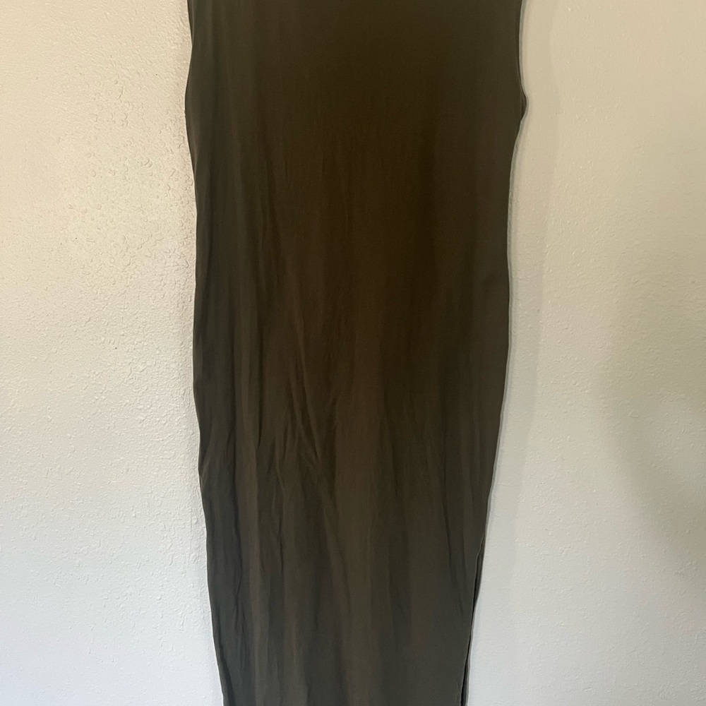 Old Navy Dark Olive Maxi Dress